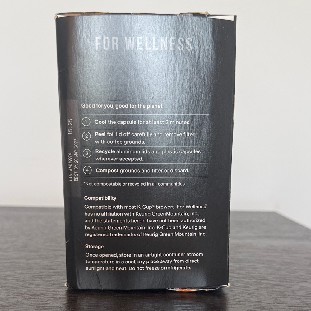 For Wellness Medium Roast Coffee Pods - Picture 3 of 4